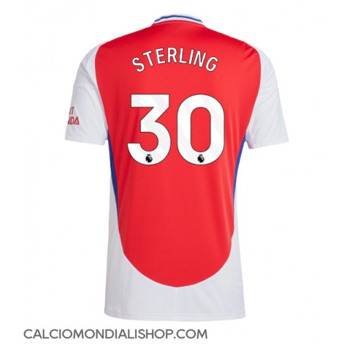 Maglie da calcio Arsenal Raheem Sterling #30 Prima Maglia 2024-25 Manica Corta